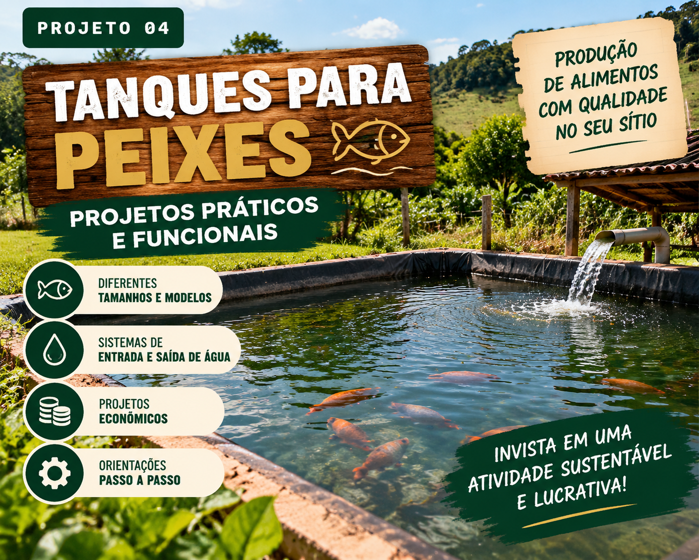 Tanque para Peixes